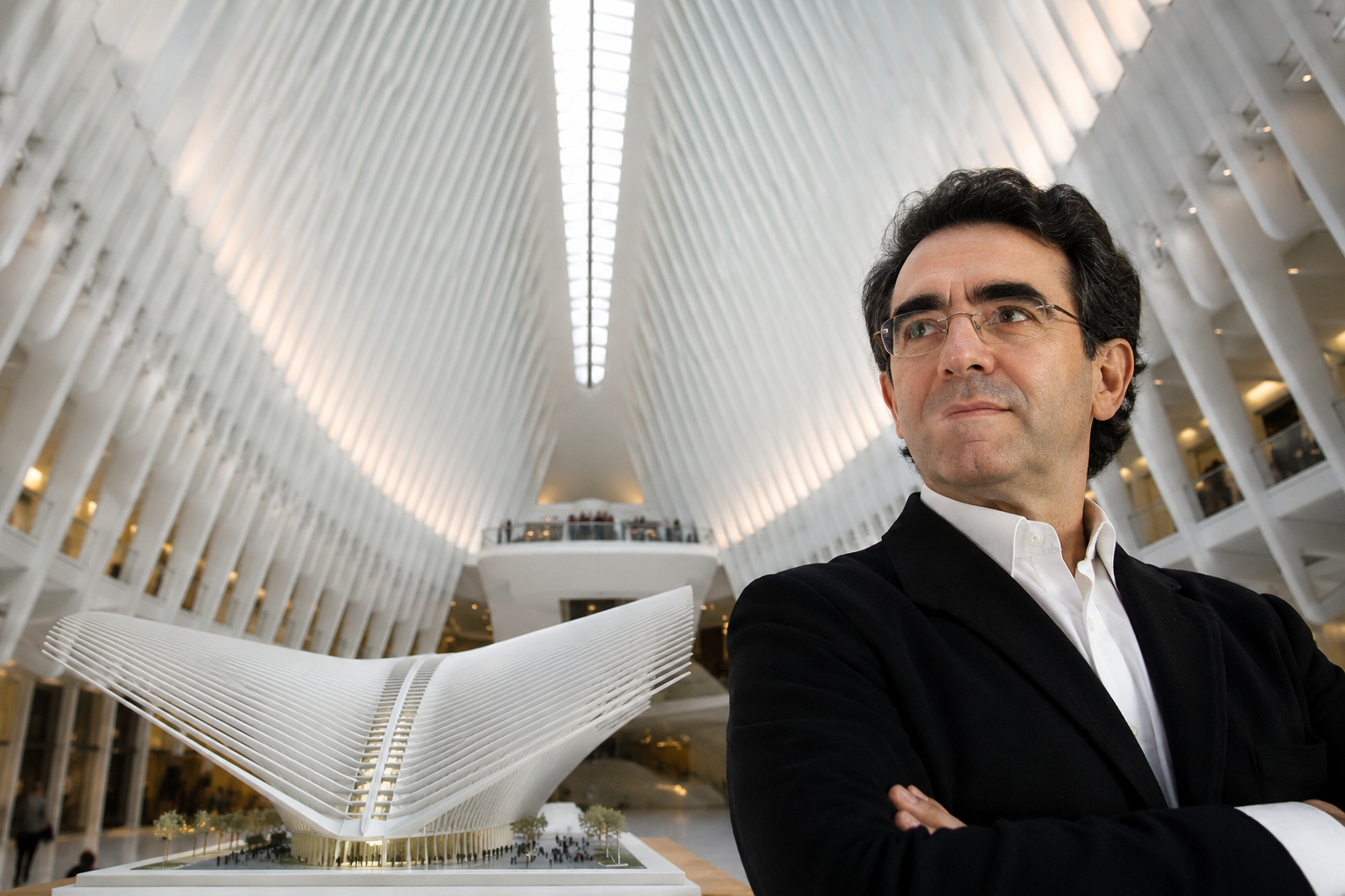 The Oculus at the World Trade Center showcasing architect Santiago Calatrava's iconic design