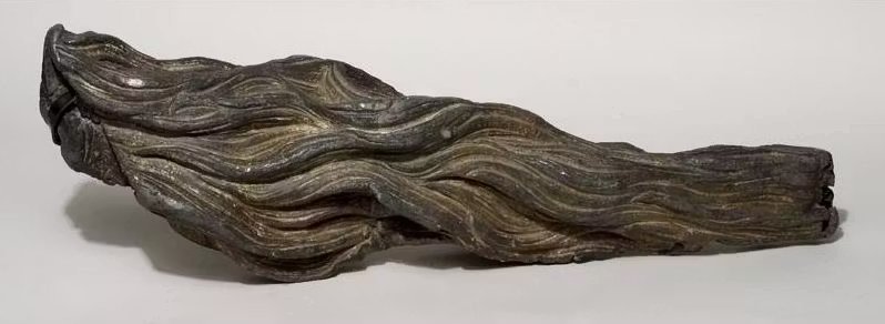 Surviving fragment of the horse tail from the King George III statue that once stood in Bowling Green