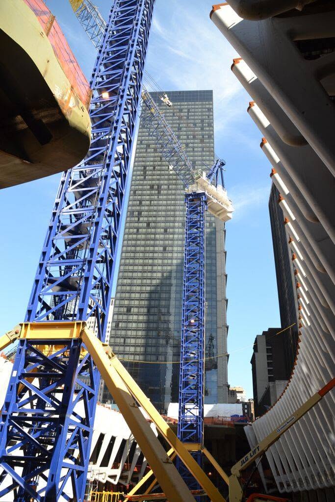 Building the Oculus transportation hub during the reconstruction of the World Trade Center